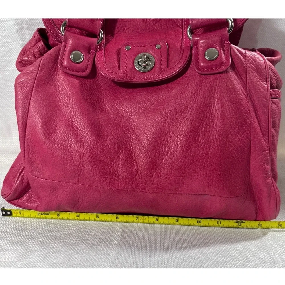Vintage Marc by Marc Jacobs Dr Q Groovee Hot Pink Leather Satchel Handbag